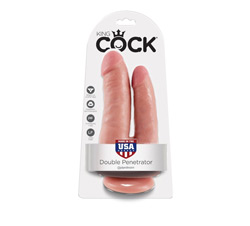  Pipedream Products King Cock Double Penetrator, Flesh
